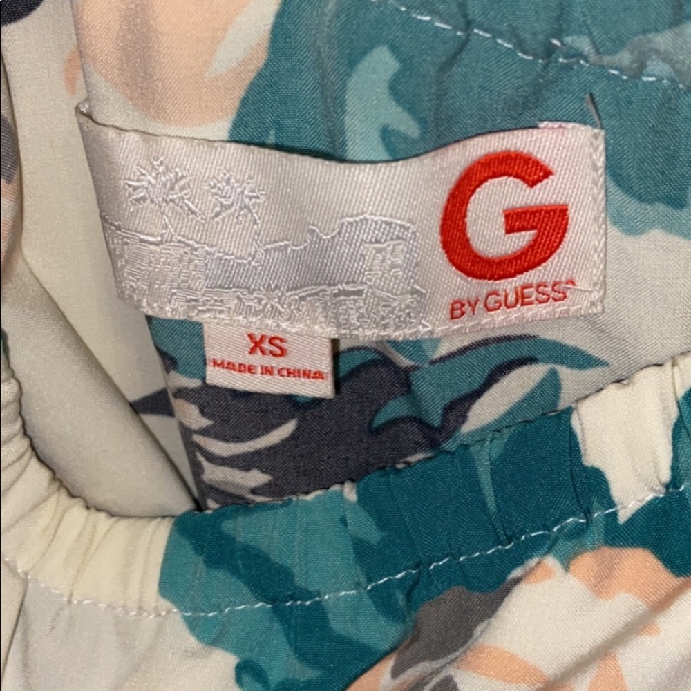 a off the shoulder guess romper